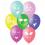 Воздушные шары, 50шт, М12/30см,  Улыбки , пастель+декор 4690296041175