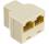  ( , , ) 1*RJ45F  -> 2*RJ45F 8P8C / F-2F (US-09A)